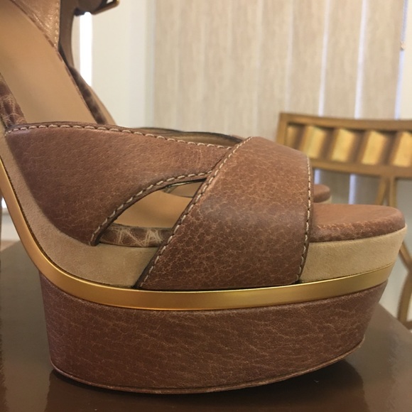 GUCCI Iman Platform Heels * Retail $1275 * 39.5 = US 8.5-9 - Picture 5 of 16